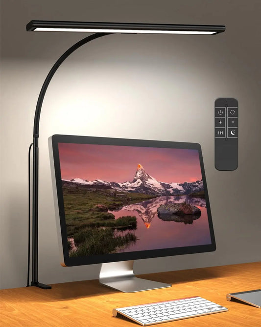 LED Desk Lamp with Adjustable Gooseneck