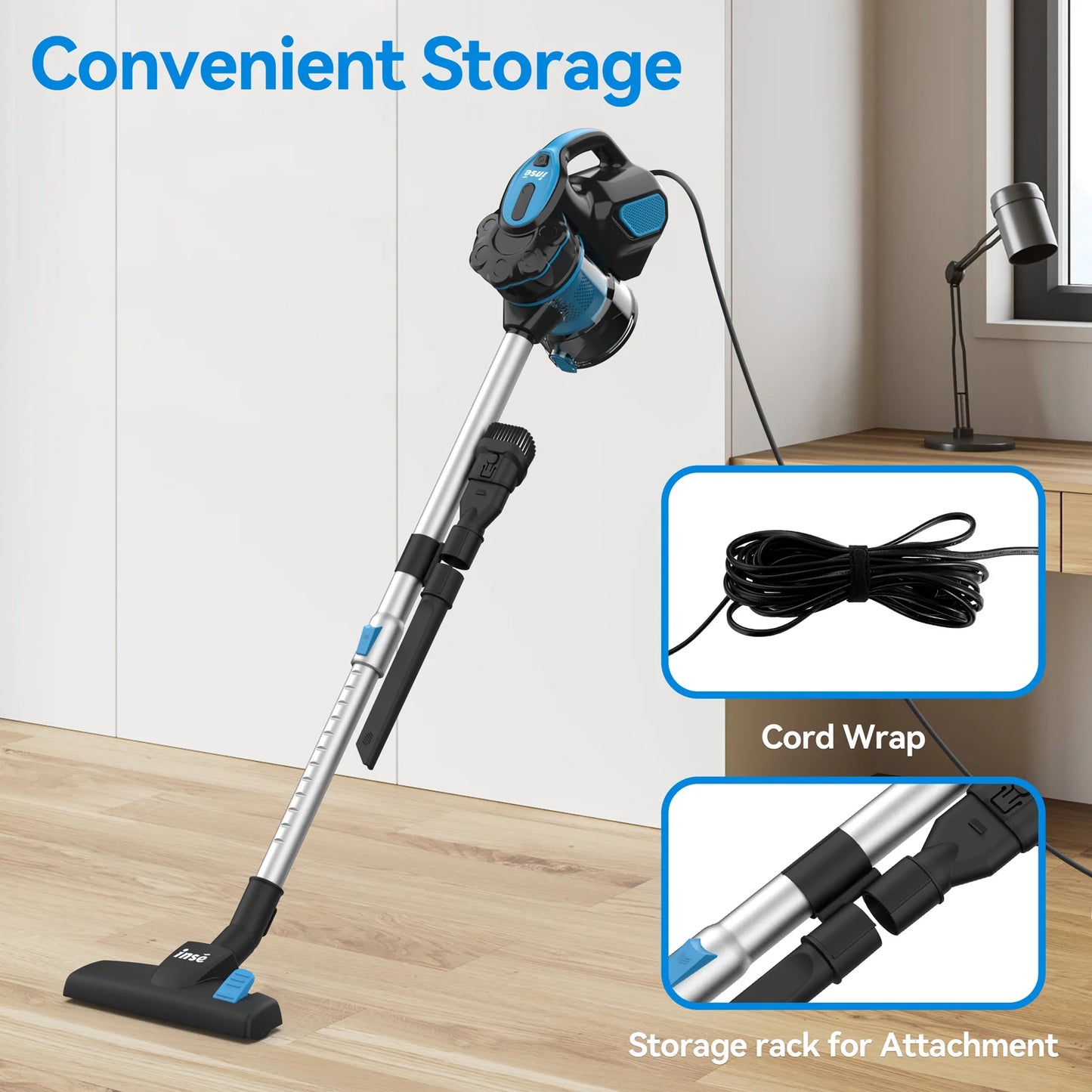 NSE I5 Corded Stick Vacuum Cleaner