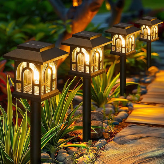 Solar Pathway Lights Outdoor Yard
