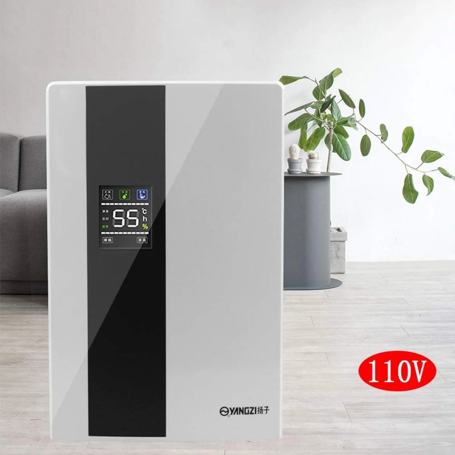 Smart Dehumidifier with Remote – Quiet Home & Basement Air Dryer, 2.2L Water Tank