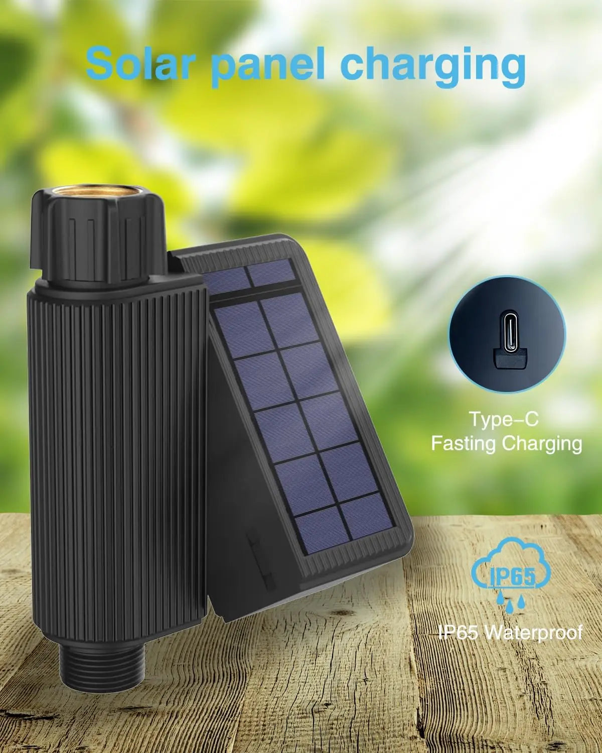 Tuya Smart WiFi Solar Water Timer