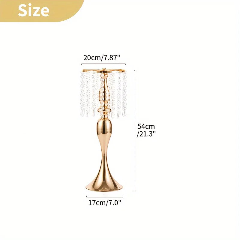 Crystal Flower Stand Wedding Centerpiece Decoration Vase
