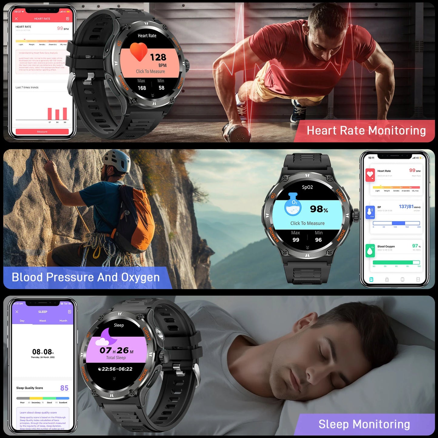LaNikar KT76 Smart Watch Men Women