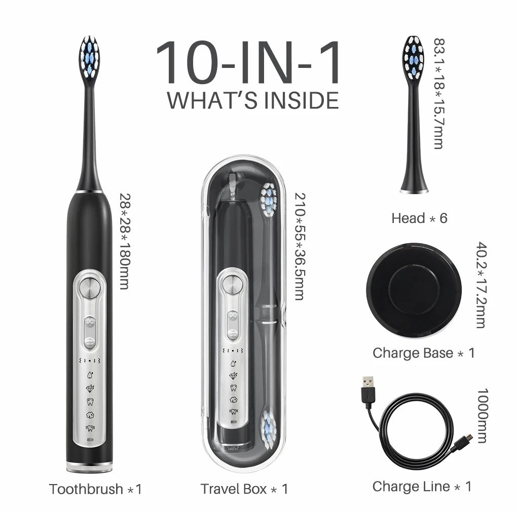 SUBORT S7 Sonic Electric Toothbrush with Timer