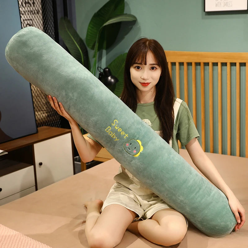 Multi-Functional Long Pillow for Comfortable Sleep Support