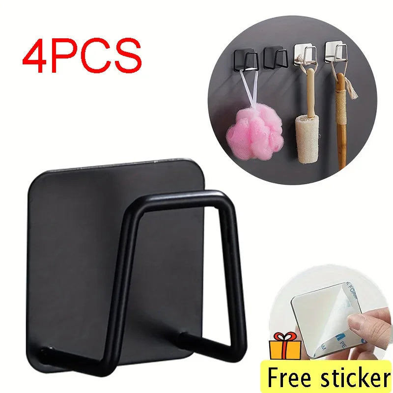 Self-Adhesive Kitchen Sponge Rack Wall Holder