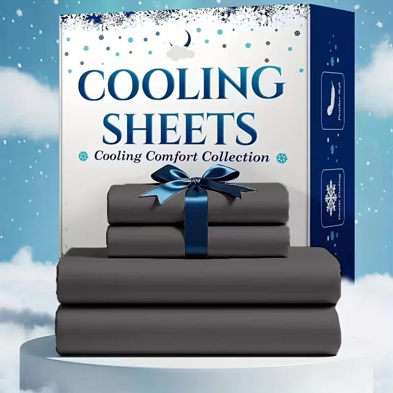 Bamboo Cooling Queen Size Sheet Set – 4-Piece/6-Piece Ultra Soft Breathable Bedding for Hot Sleepers, Deep Pocket Bed Sheets for Kids & Adults