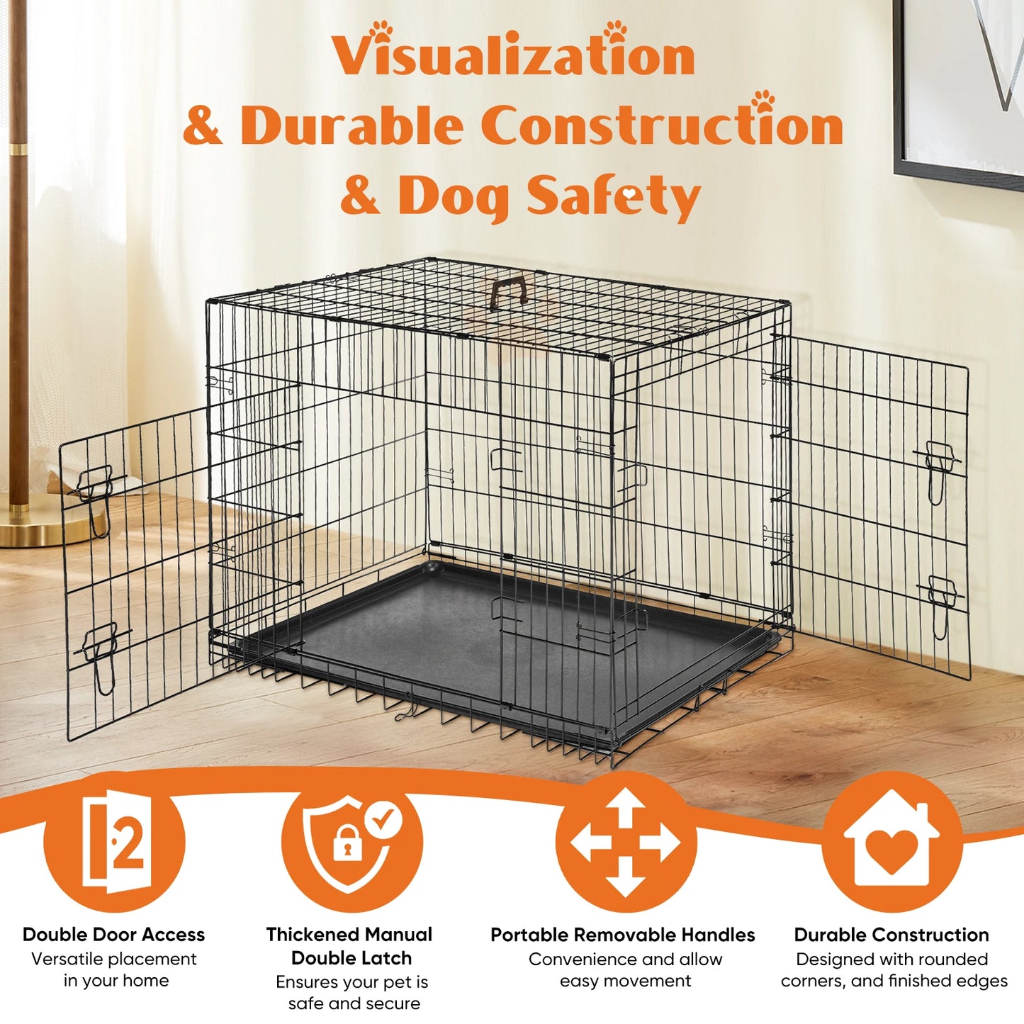 Extra Large Foldable Dog Cage