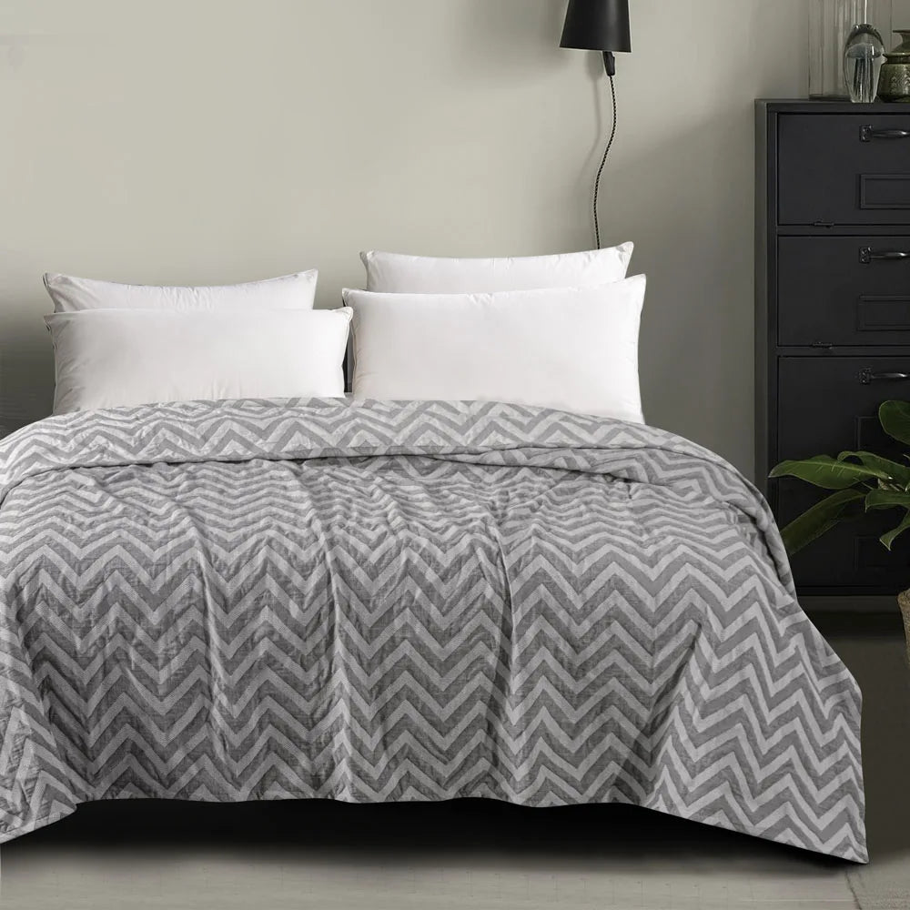 NTBAY Cotton Muslin Lightweight Breathable Bed Blanket