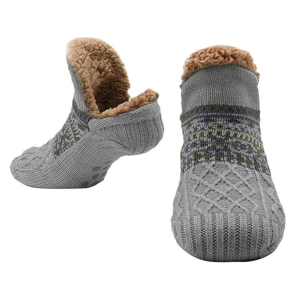Cozy Winter Slippers: Non-Slip Fuzzy Thermal Comfort