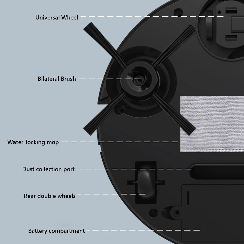 3-in-1 Smart Robot Vacuum Mop Cleaner