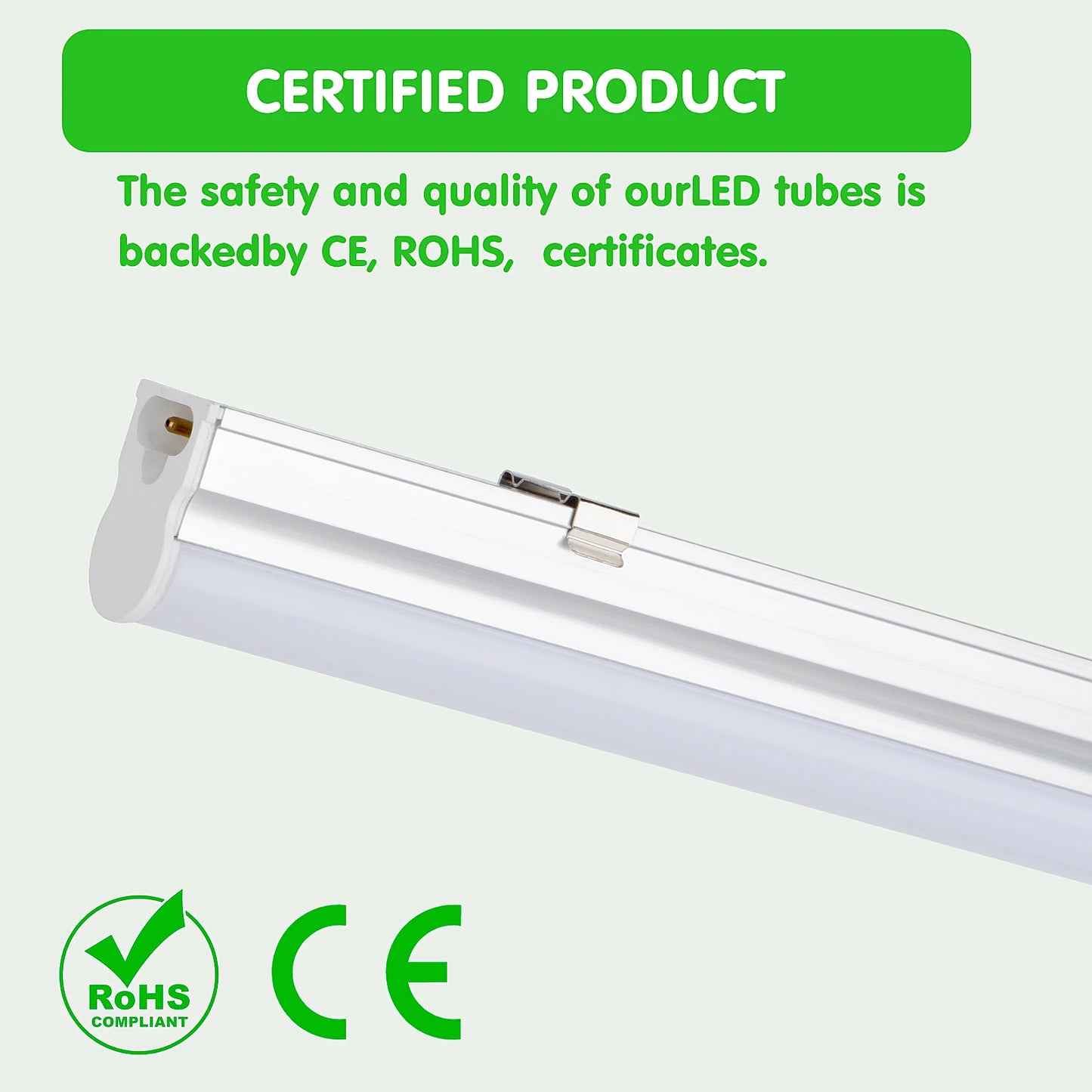 6-Pack LED 4FT Bright Utility Shop Light