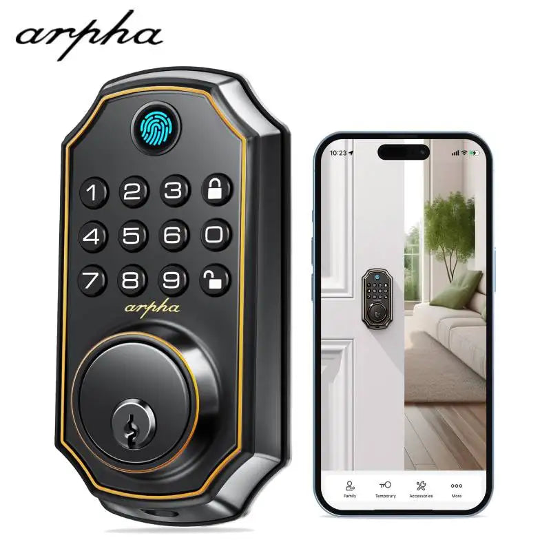 Arpha 5-in-1 Smart Fingerprint Door Lock