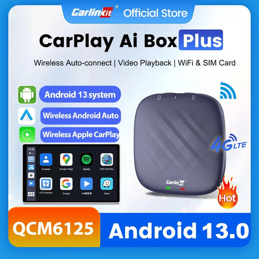 CarlinKit Wireless CarPlay Android Auto AI Box