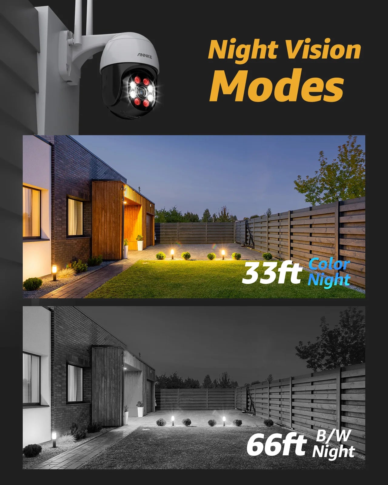 ANNKE 4MP WiFi PTZ Security Camera Alexa