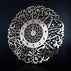 Gold ABS Metal Surah Al Ikhlas Wall Clock