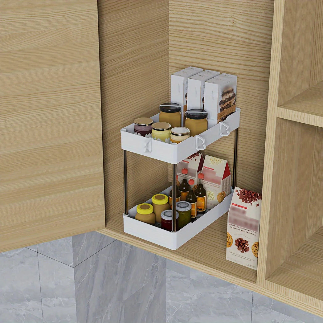 3pcs Bathroom Sink Storage Organizer Racks Set