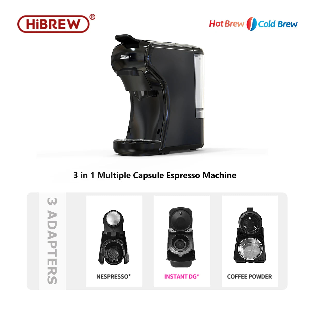 HiBREW 4-in-1 Hot Cold Coffee Maker