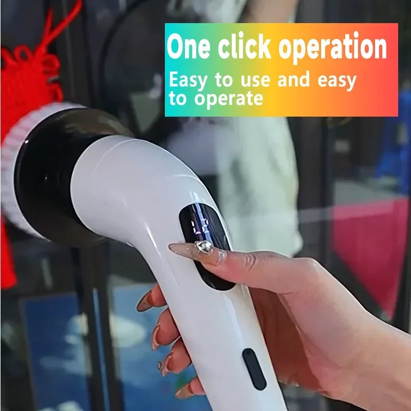 Cordless Electric Spin Scrubber Multipurpose Cleaning Brush
