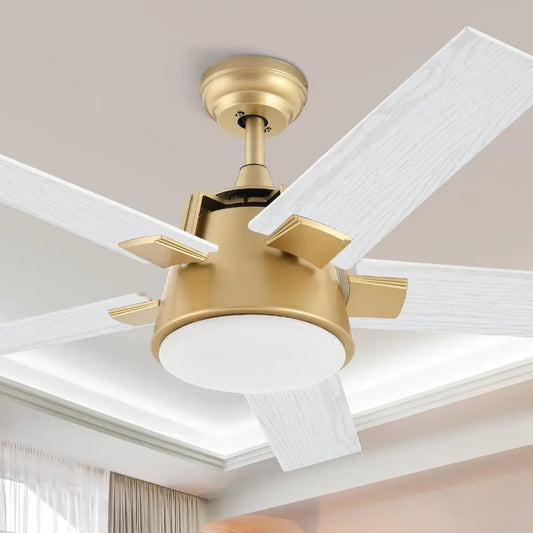 52in Smart Ceiling Fan with LED Light