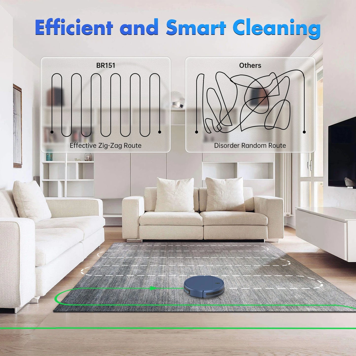 Rayfurn Smart Robot Vacuum Cleaner Mop Combo