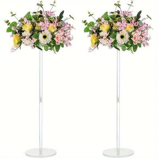 Elegant Acrylic Flower Stand for Event Decor