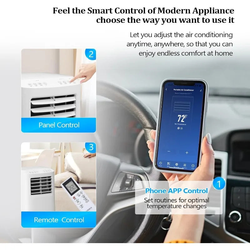 ROVSUN Smart WiFi Portable Air Conditioner 8000BTU