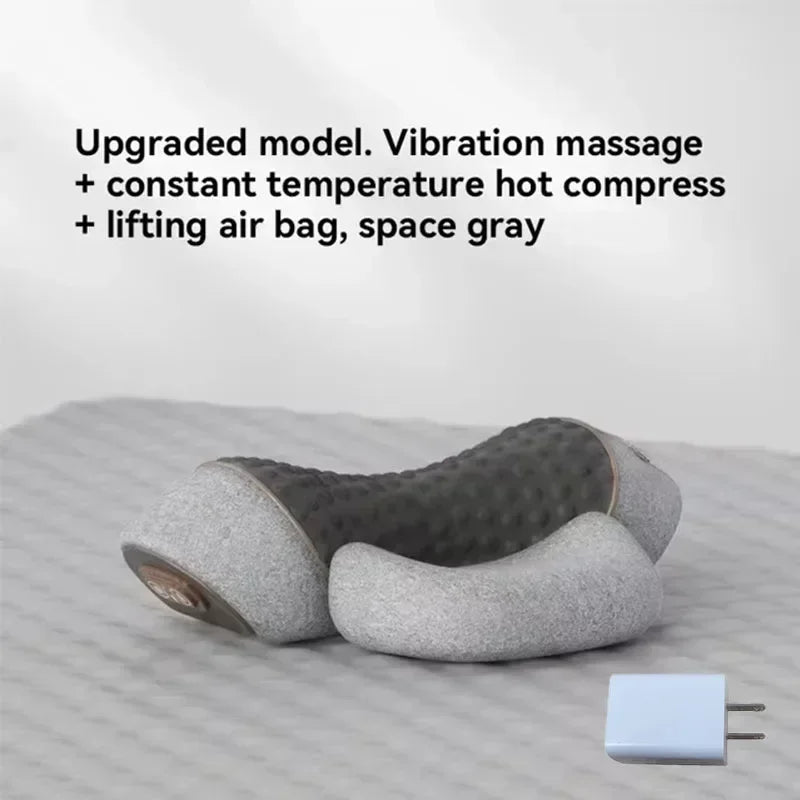 Heated Memory Foam Neck Massage Pillow