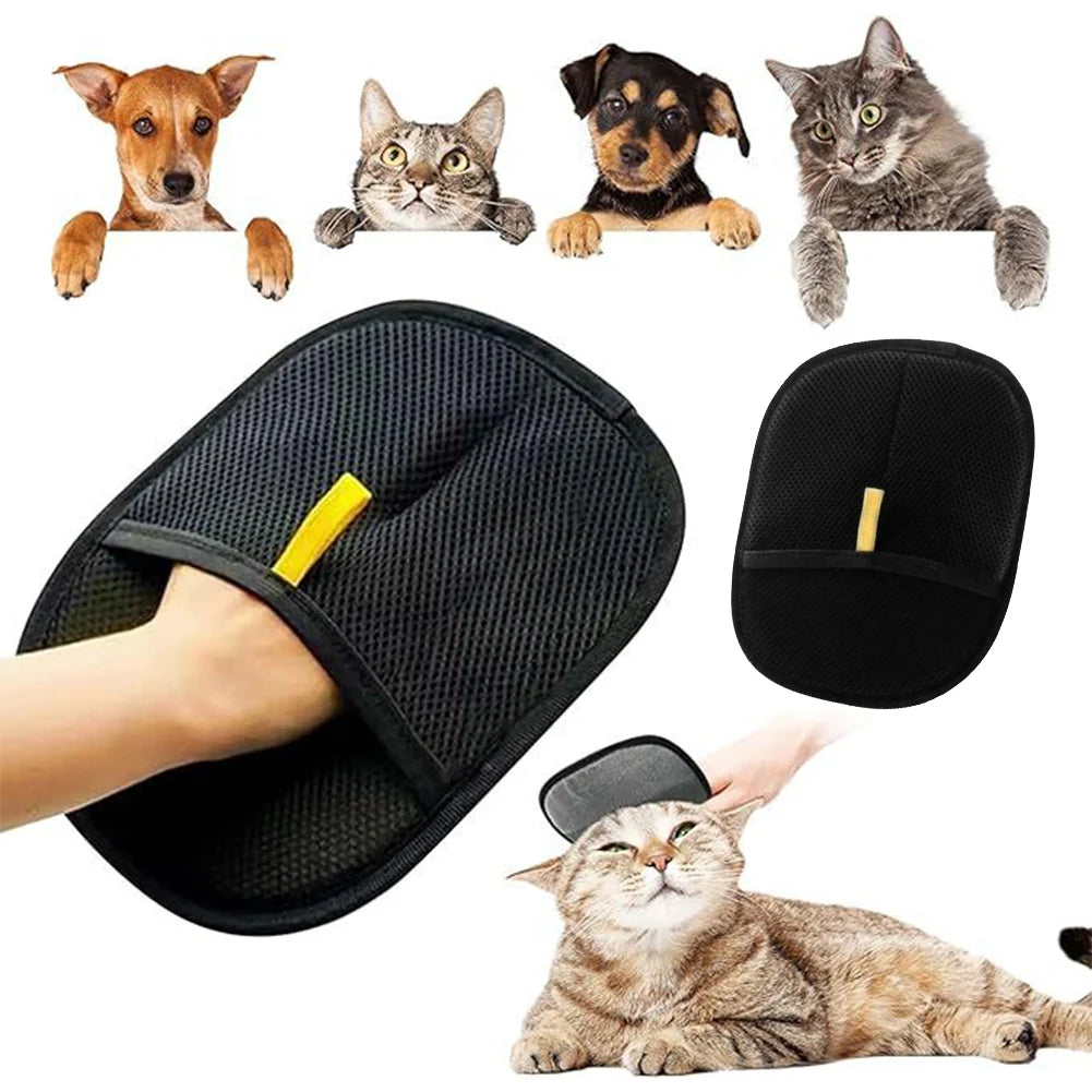 Pet Grooming Gloves Deshedding Brush