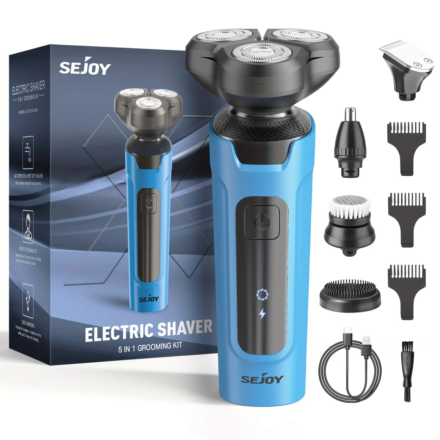 SEJOY 5-in-1 Electric Hair Trimmer Set