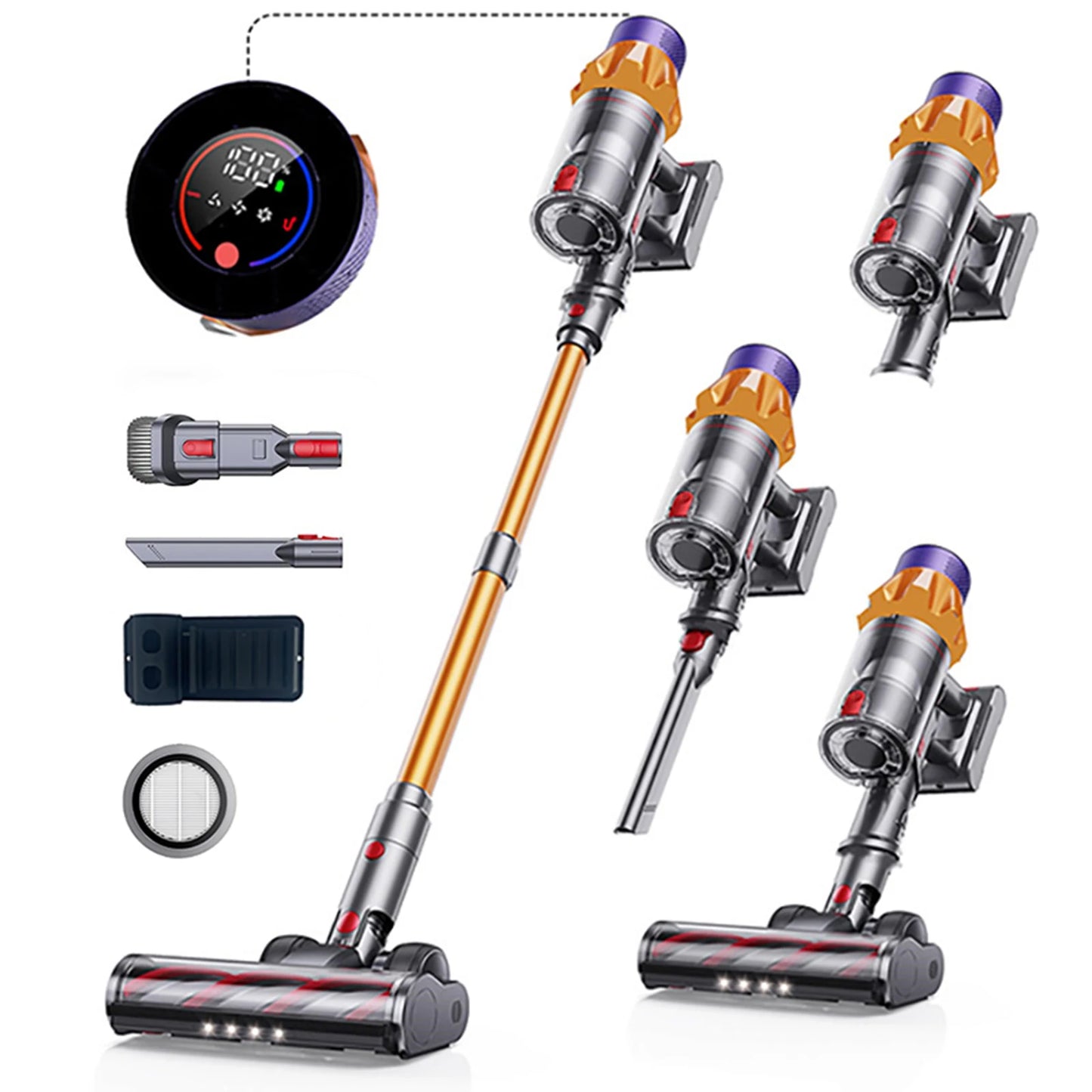 Wireless Vacuum Cleaner 550W Portable Strong Suction