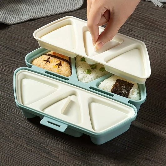 6-Cavity Triangle Rice Ball Onigiri Mold