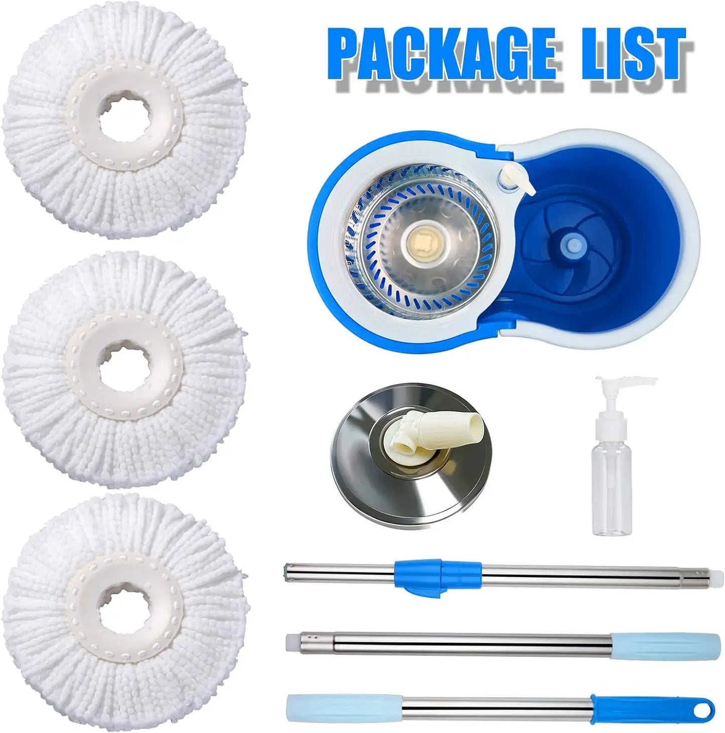Spin Mop and Bucket Cleaning System