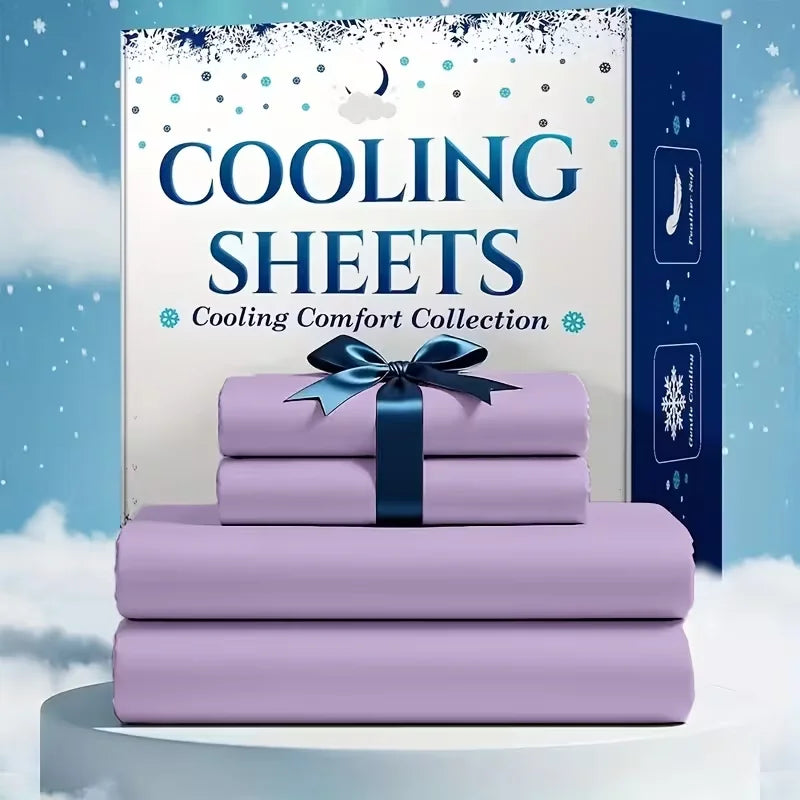 Bamboo Cooling Queen Size Sheet Set – 4-Piece/6-Piece Ultra Soft Breathable Bedding for Hot Sleepers, Deep Pocket Bed Sheets for Kids & Adults