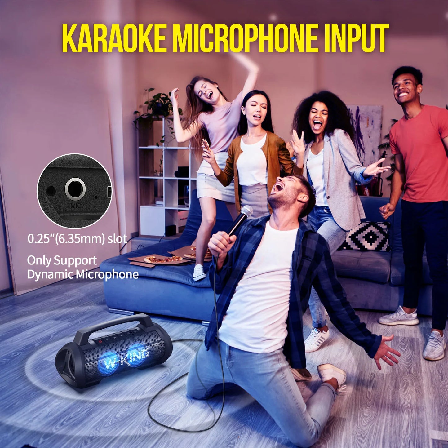 W-KING 70W Bluetooth Portable Waterproof Speaker