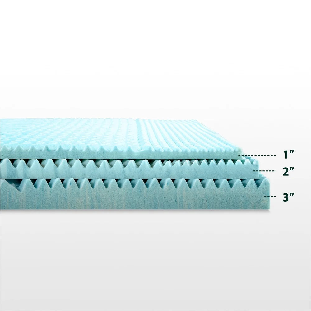 Twin Cooling Gel Memory Foam Mattress Topper