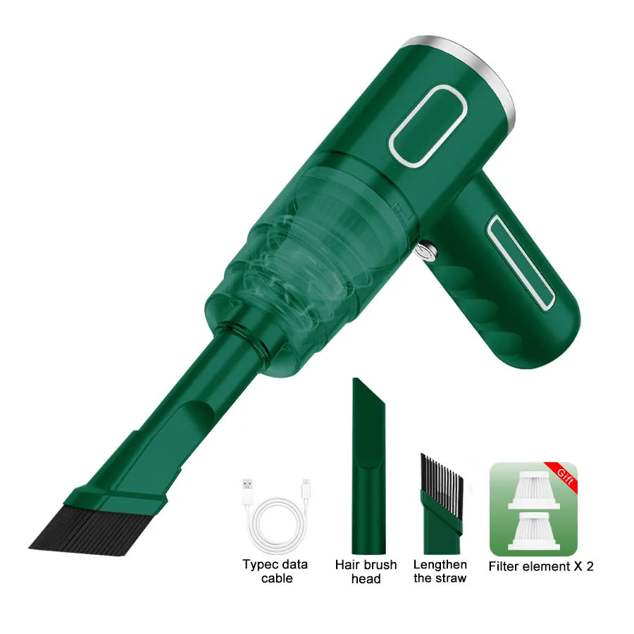 ABS Portable Wireless Home and Car Vacuum Cleaner