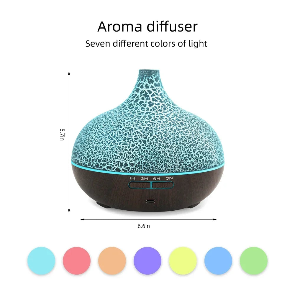 Ultrasonic Humidifier Diffuser with Remote Control