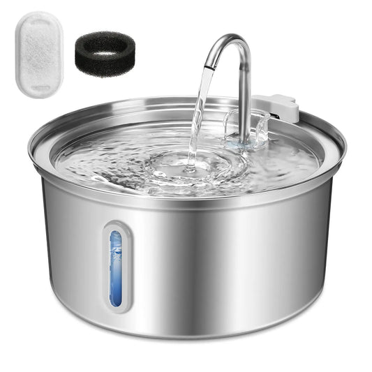 Stainless Steel Cat Water Fountain 3.2L