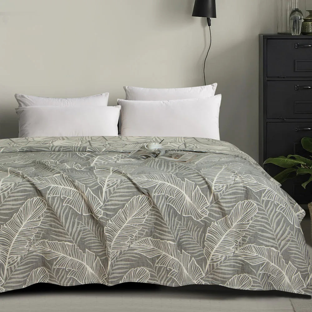NTBAY Cotton Muslin Lightweight Breathable Bed Blanket