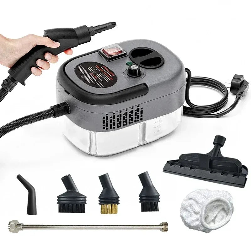 2500W High-Pressure Steam Cleaner – Portable Sterilizing Jet Washer for Home & Car