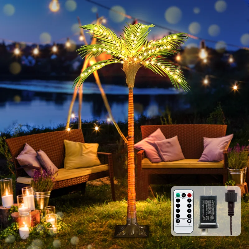 4.6ft LED Palm Tree Light Decoration