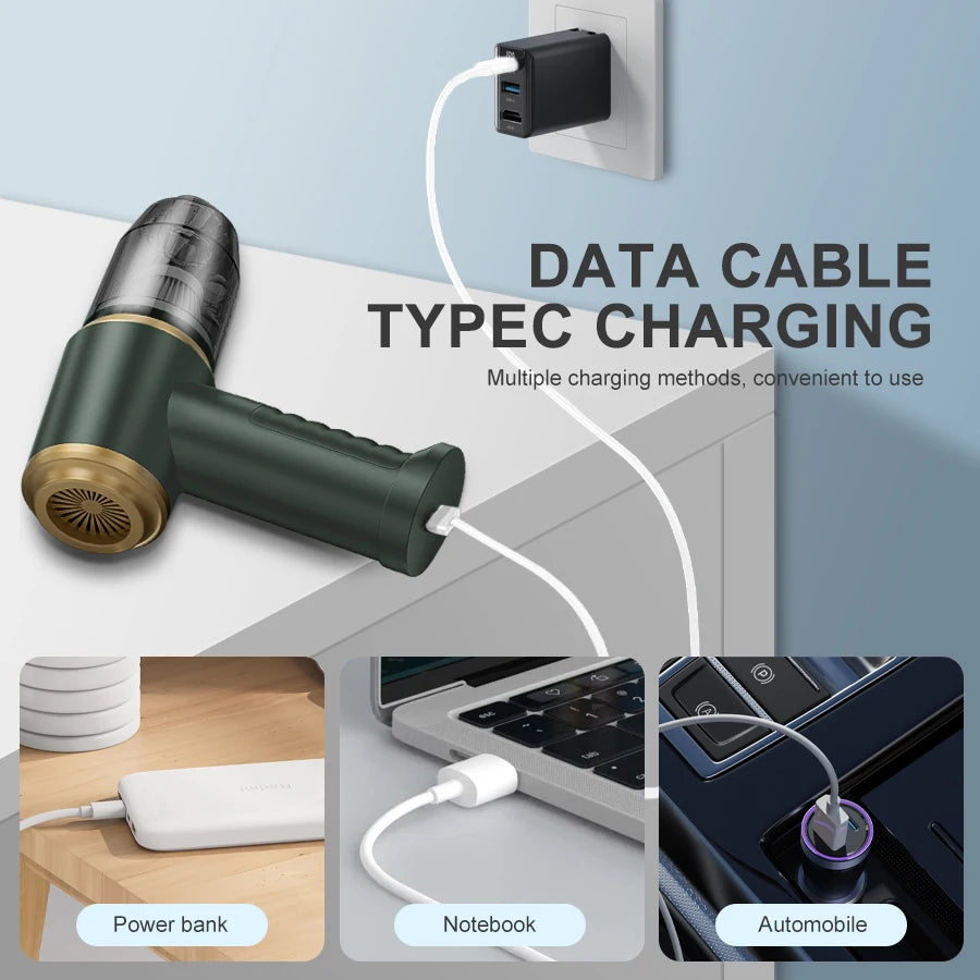Cordless Portable Vacuum Cleaner with Rechargeable Lithium Battery