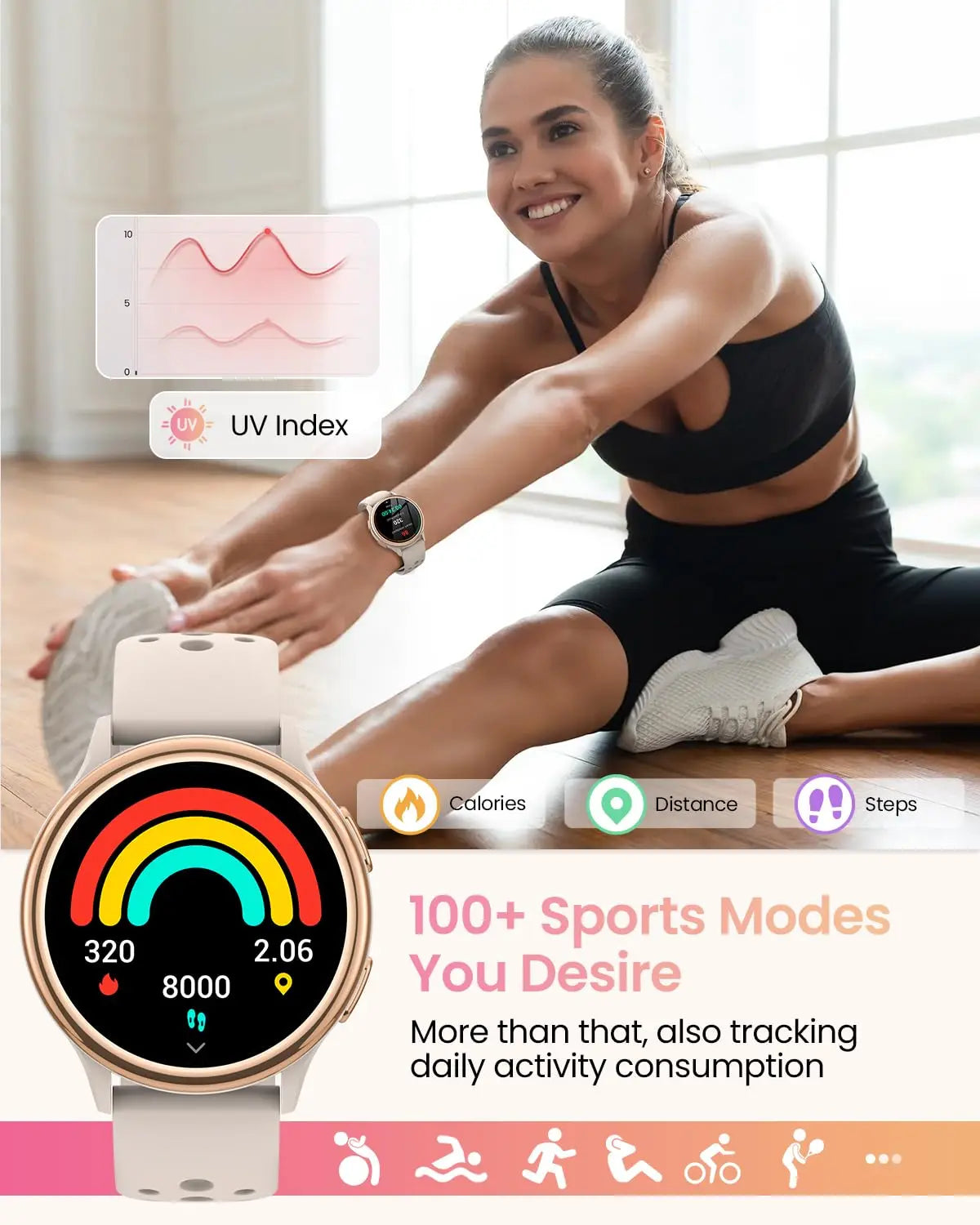 1.27’’ Health Smartwatch Tracker