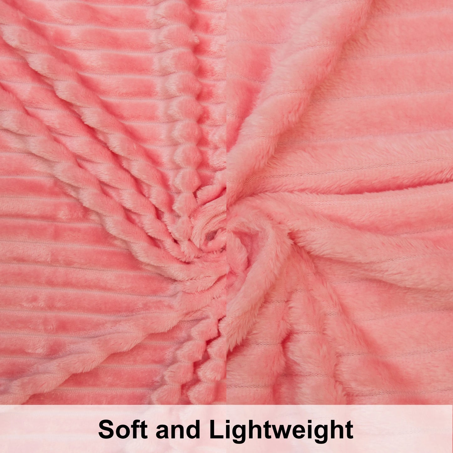 NTBAY Plush Flannel Fleece Luxury Bed Blanket