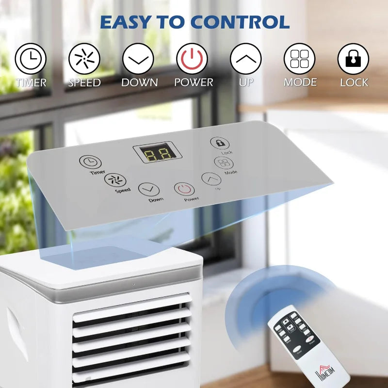 HOMCOM 4-in-1 Portable Air Conditioner Unit