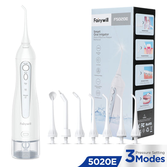 Fairywill Portable Rechargeable Water Flosser 300ML