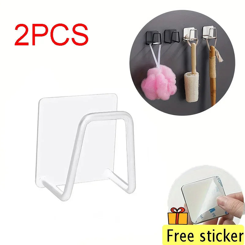 Self-Adhesive Kitchen Sponge Rack Wall Holder