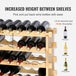 SucceBuy 48/72 Bottle Stackable Modular Wine