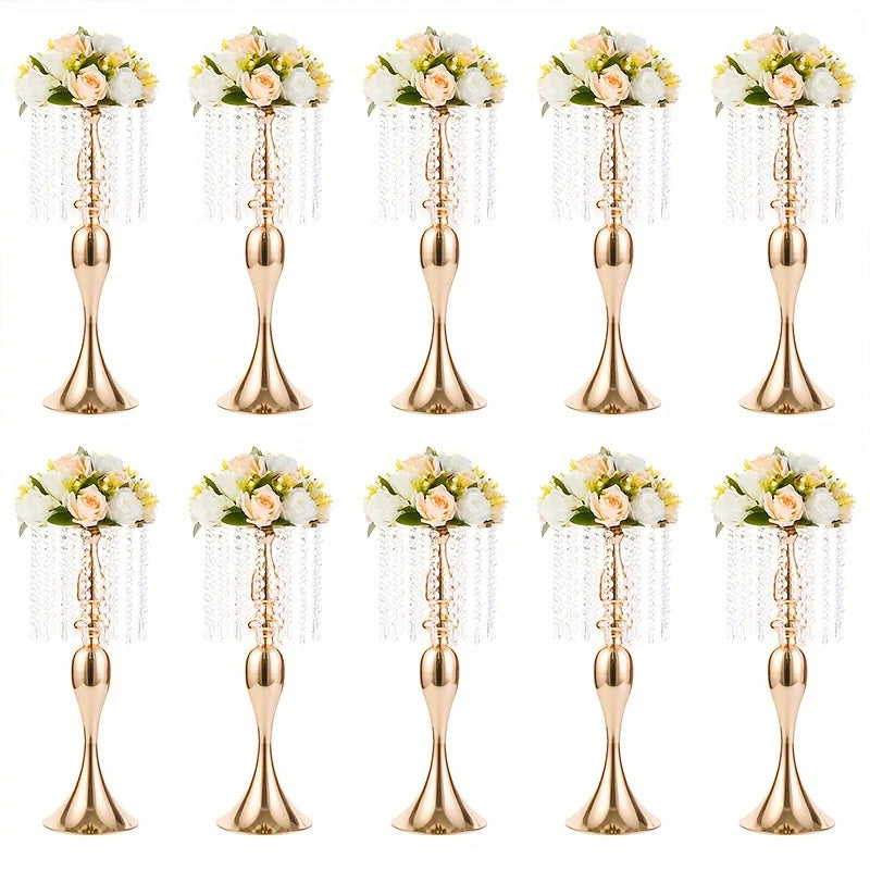 Crystal Flower Stand Wedding Centerpiece Decoration Vase
